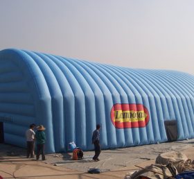 Tent1-351 青色の空気入りテント