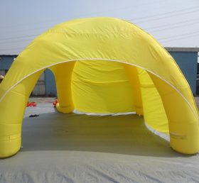 Tent1-308 黄色広告用ドーム型空気入りテント