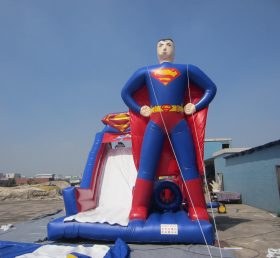 T8-235 スーパーマン・スーパーヒーロー空気入り滑り台