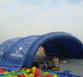 Tent1-360 青色の空気入り天幕テント