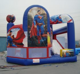 T2-553 スーパーマン・スーパーヒーロー空気入りトランポリン