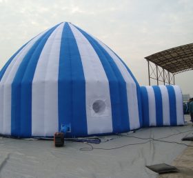 Tent1-30 青と白の空気入りテント