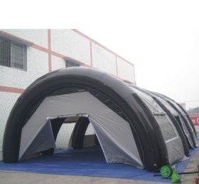 Tent1-315 白と黒の空気入りテント