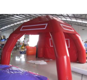 Tent1-318 赤い広告ドームを備えた空気入りテント