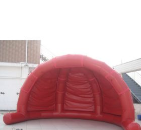 Tent1-325 赤色の屋外用空気入りテント