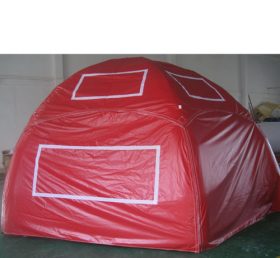 Tent1-333 赤い広告ドームを備えた空気入りテント