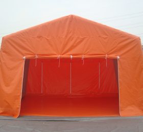 Tent1-99 オレンジ色の密閉テント
