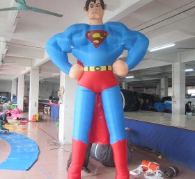 Cartoon2-081 スーパーマン・スーパーヒーロー・インフレーション・キャラクター