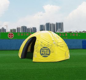Tent1-4295 黄色い空気入りスパイダーテント