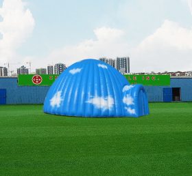 Tent1-4687 ＜青空雲プリントオーダーメイドアイスハウス＞